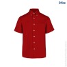 Camisa de Gabardina Manga Corta para Caballero - C0606