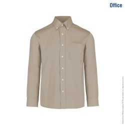 Camisa de Gabardina Manga Larga Caballero - C0607