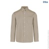 Camisa de Gabardina Manga Larga Caballero - C0607