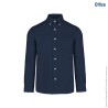 Camisa de Gabardina Manga Larga Caballero - C0607