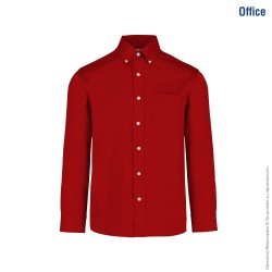Camisa de Gabardina Manga Larga Caballero - C0607