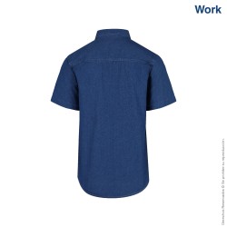 Camisa de Mezclilla Manga Corta - C0600