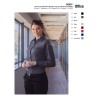 Blusa de Gabardina Manga Larga Dama