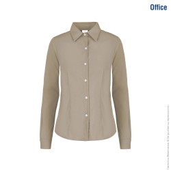 Blusa de Gabardina Manga Larga Dama - D0607