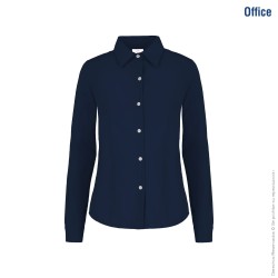 Blusa de Gabardina Manga Larga Dama - D0607