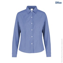 Blusa Oxford Manga Larga Dama - D0605