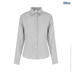 Blusa Oxford Manga Larga Dama - D0605
