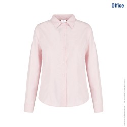 Blusa Oxford Manga Larga Dama - D0605