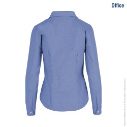Blusa Oxford Manga Larga Dama - D0605