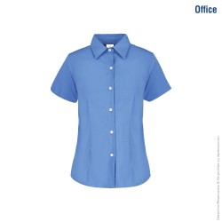 Blusa de Gabardina Manga Corta para Dama - D0606