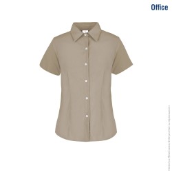 Blusa de Gabardina Manga Corta para Dama - D0606