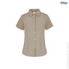 Blusa de Gabardina Manga Corta para Dama - D0606