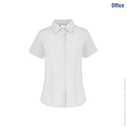 Blusa de Gabardina Manga Corta para Dama - D0606