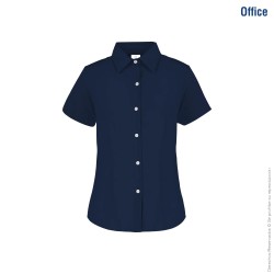 Blusa de Gabardina Manga Corta para Dama - D0606