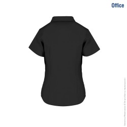 Blusa de Gabardina Manga Corta para Dama - D0606