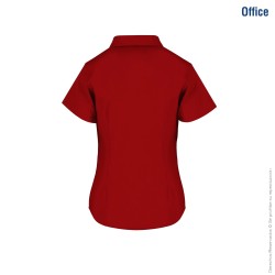 Blusa de Gabardina Manga Corta para Dama - D0606