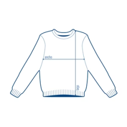 Sudadera Cuello Redondo Unisex para Adulto - C0700