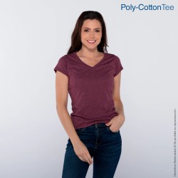 Playera Cuello V para Dama Colores - D0356