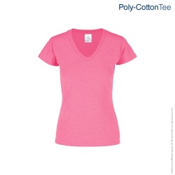 Playera Cuello V para Dama Colores - D0356