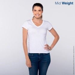 Playera Cuello V para Dama - D0306