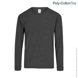 Playera Manga Larga para Caballero 155gr - C0354