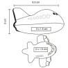 Avión Antiestrés Falcon | Personalizado con tu Logo