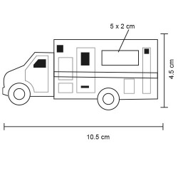 Ambulancia Antiestrés Rescue | Personalaizada con tu Logo