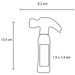 Martillo Antiestrés Travis | Personalizafo con tu Logo