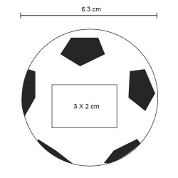 Pelota Antiestrés Soccer | Personalizada con tu Logo | Mix