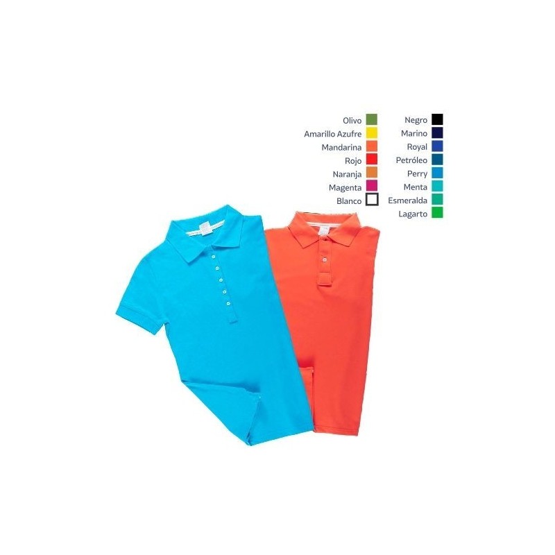 Playera Polo Fit Dama - MD790 Playera Polo Fit Dama - MD790
