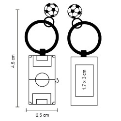 Llavero Cancha | Personalizado con tu Logo
