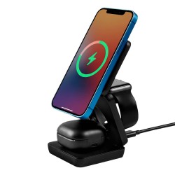 Multicargador Inalámbrico Qonex | Personalizado con tu Logo