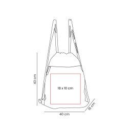 Bolsa-Mochila Zoka | Personalizada cont u Logo