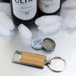 Llavero de bambú Fahan | Personalizado con tu Logo