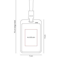 Portagafete Dravik | Personalizado con tu Logo
