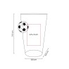 Vaso Cervecero Soccer | Personalizado con tu Logo