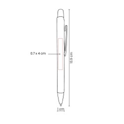 Bolígrafo Metálico Soccer | Personalizado con tu Logo