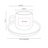 Set de Taza Zaphir | Personalizada con tu Logo