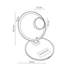 Espejo Olyra | Personalizado con tu Logo