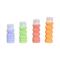 Set de 4 Botellas Expandibles | Personalizado con tu Logo