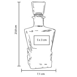 Licorera Ginebra | Personalizada con tu Logo