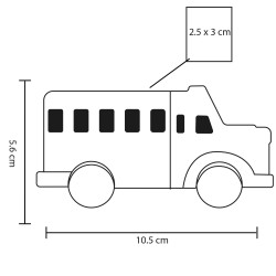 Antiestrés Squishy Bus | Personalizado con tu Logo