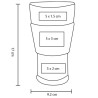 Vaso Daute | Personalizado con tu Logo