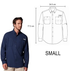 Camisa Tamiami Men Ml Columbia | Personalizada con tu Logo