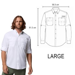 Camisa Tamiami Men Ml Columbia | Personalizada con tu Logo