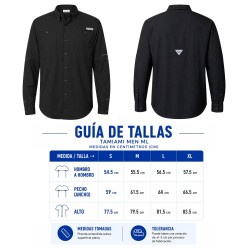 Camisa Tamiami Men Ml Columbia | Personalizada con tu Logo