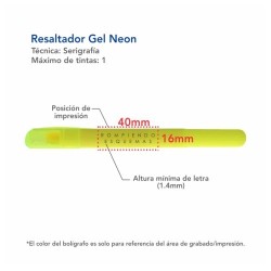 Resaltador Gel Neón - RES-NEO