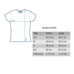 Playera Cuello Redondo Silueta Dama - D0250