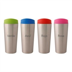 Termo Bistro Candy Acero | Personalizado con tu Logo