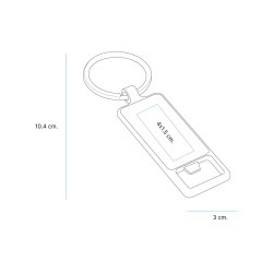 Llavero de bambú Fahan | Personalizado con tu Logo